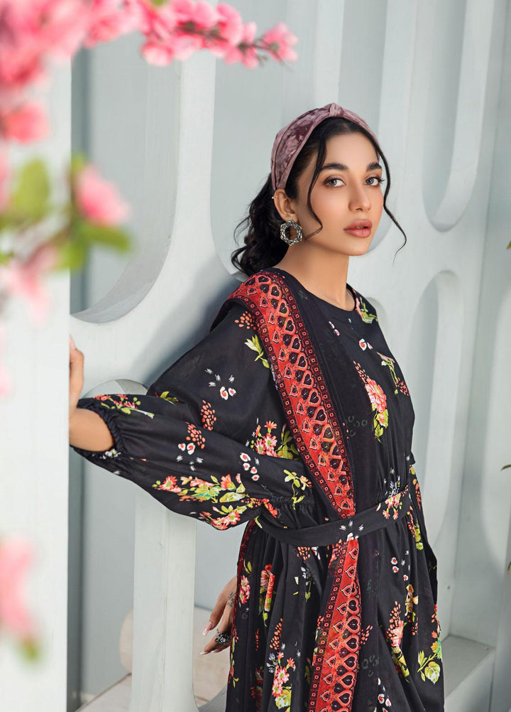 Rang-e-Bahar By Humdum Printed Lawn Suits Unstitched 3 Piece HD23RB-2 D-01 - Summer Collection