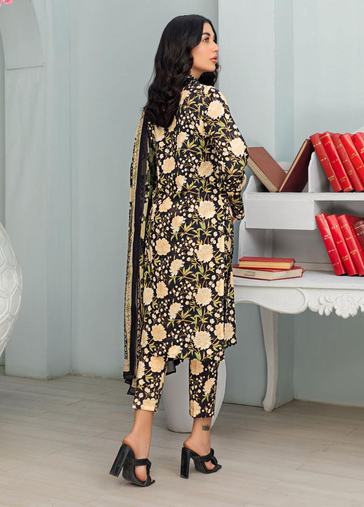 Rang-e-Bahar By Humdum Printed Lawn Suits Unstitched 3 Piece HD23RB-2 D-10 - Summer Collection