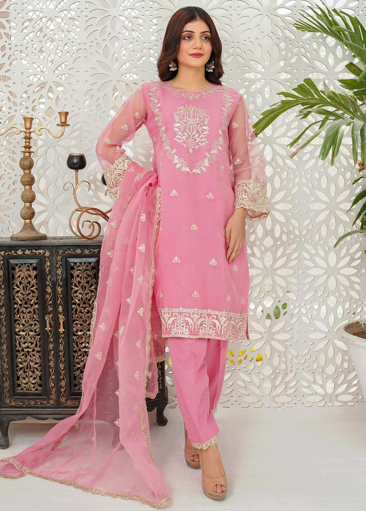 Modest Pret Embroidered Organza 3 Piece Suit MD23RE Saira