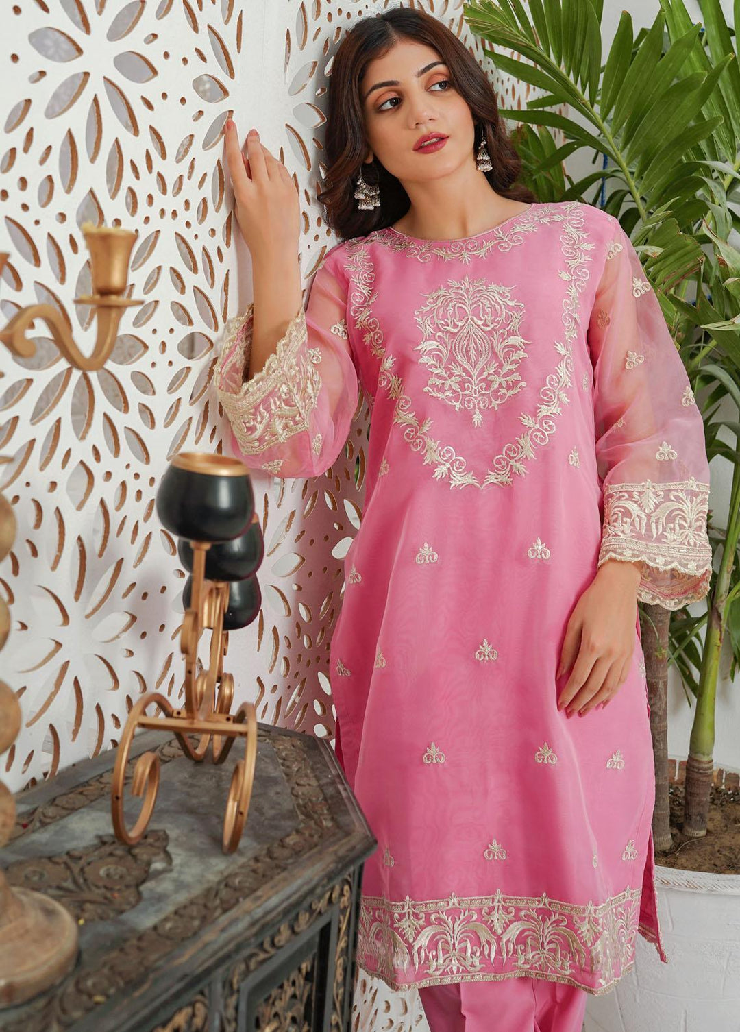 Modest Pret Embroidered Organza 3 Piece Suit MD23RE Saira