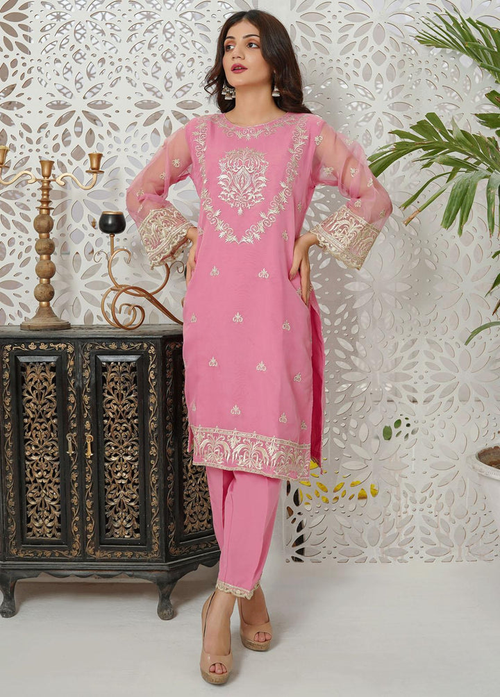 Modest Pret Embroidered Organza 3 Piece Suit MD23RE Saira