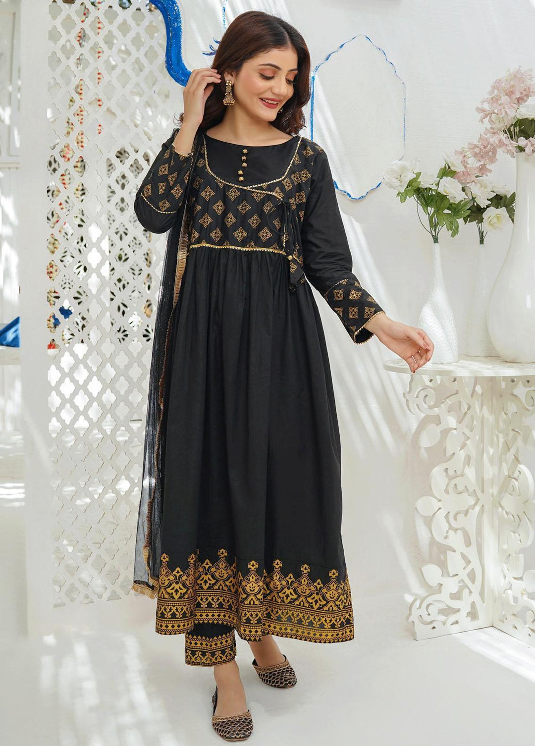 Modest Pret Embroidered Cotton 3 Piece Suit MD23RE Zayla