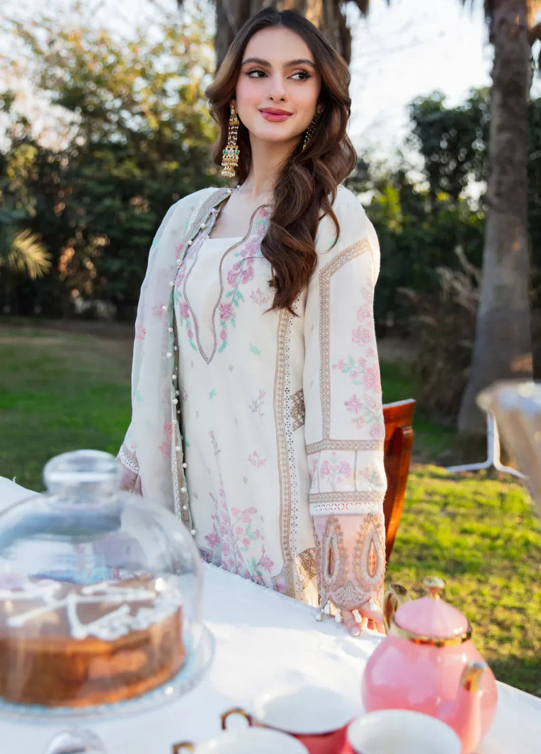Rang e Eid by Zaib Un Nisa Pret Embroidered Karandi 3 Piece Suit Naira
