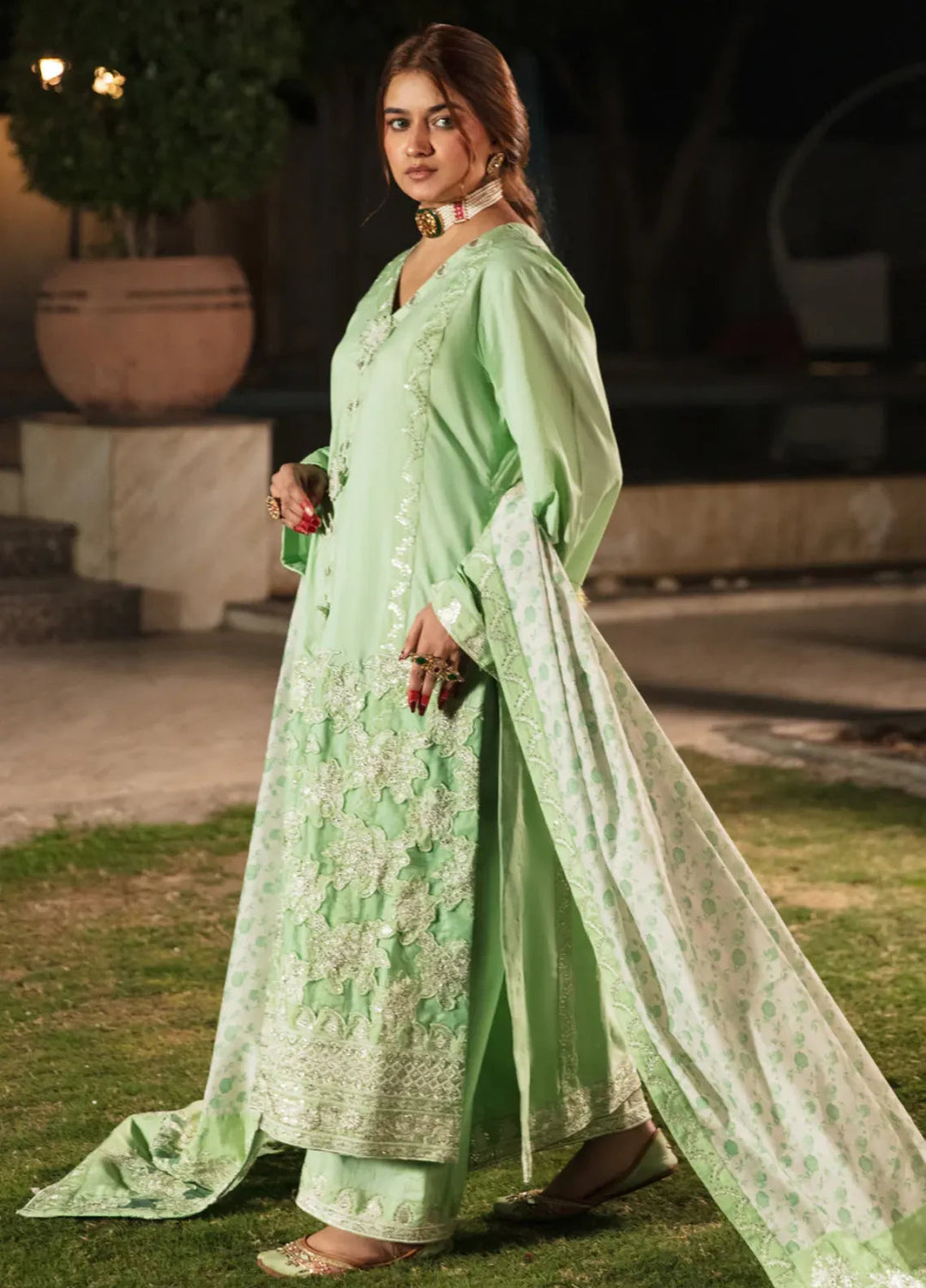 Rang e Eid by Zaib Un Nisa Pret Embroidered Lawn 3 Piece Suit Kainat