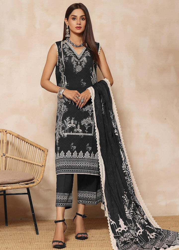 Rang-e-Hayah By Khas Embroidered Lawn Suits Unstitched 3 Piece KHS23RH KL-1926 - Summer Collection