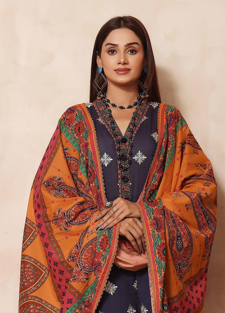 Rang-e-Hayah By Khas Embroidered Lawn Suits Unstitched 3 Piece KHS23RH KL-1931 - Summer Collection