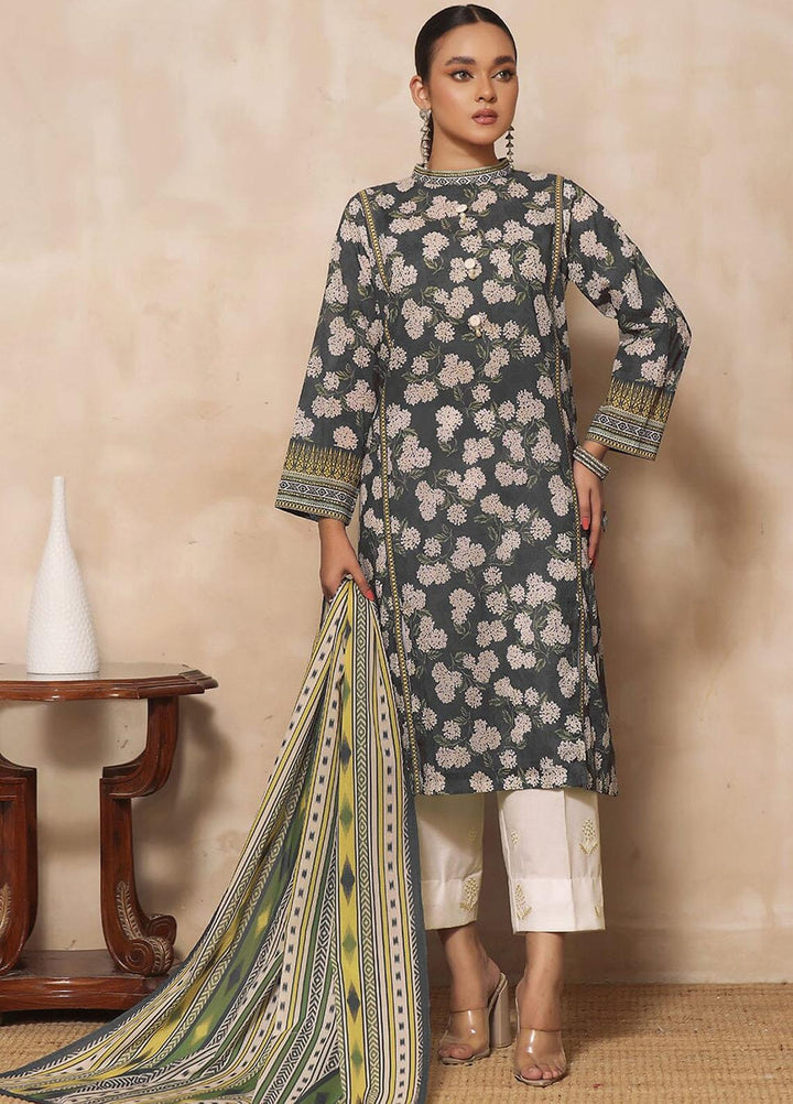 Rang-e-Hayah By Khas Embroidered Lawn Suits Unstitched 3 Piece KHS23RH KL-1933 - Summer Collection