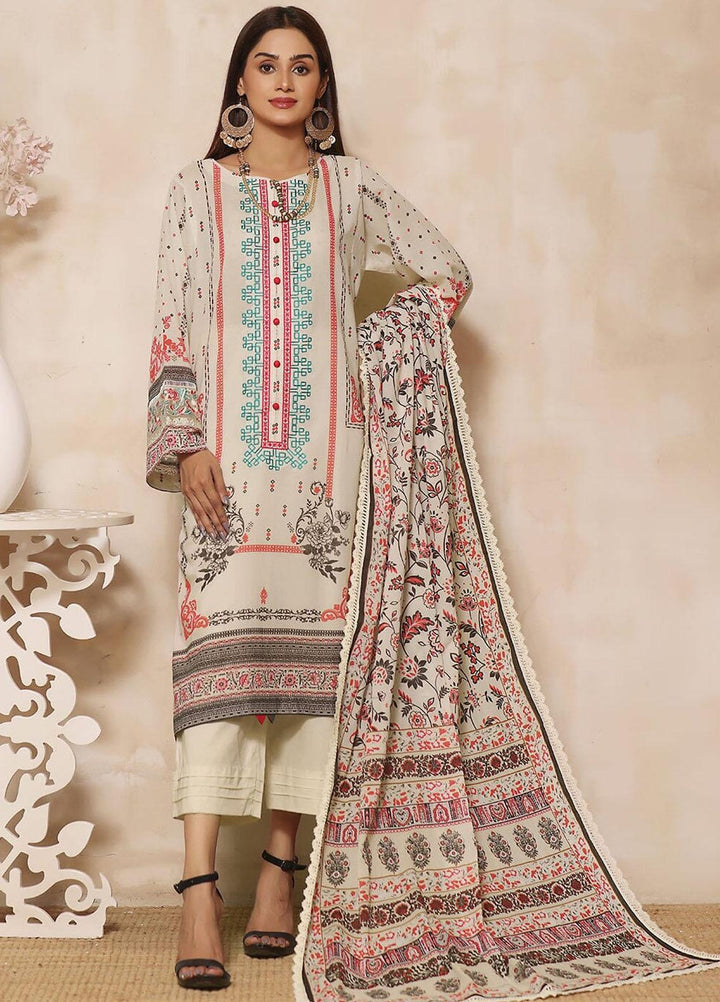 Rang-e-Hayah By Khas Embroidered Lawn Suits Unstitched 3 Piece KHS23RH KL-1934 - Summer Collection