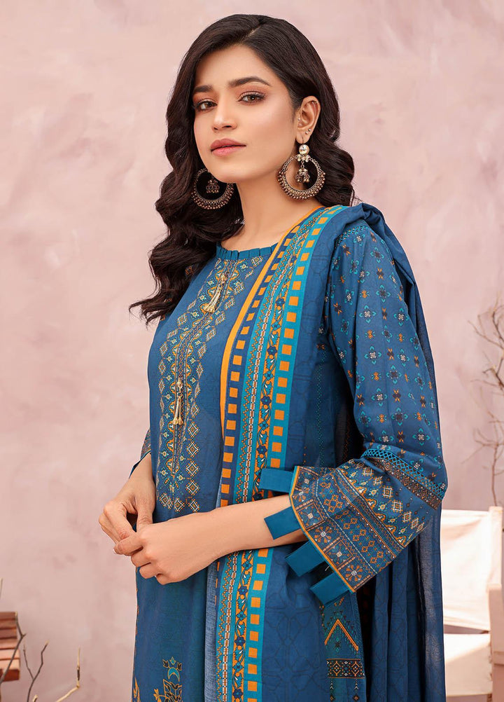 Rang-e-Noor By Humdum Embroidered Lawn Suits Unstitched 3 Piece HD23RN 01 - Summer Collection