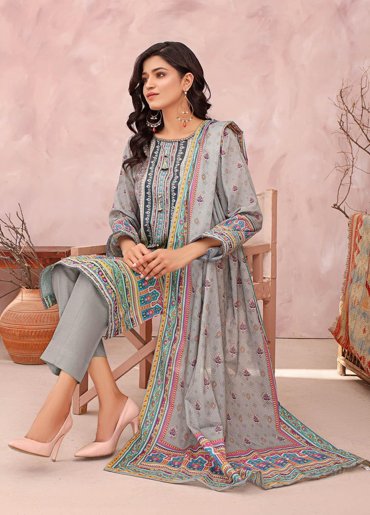 Rang-e-Noor By Humdum Embroidered Lawn Suits Unstitched 3 Piece HD23RN 03 - Summer Collection