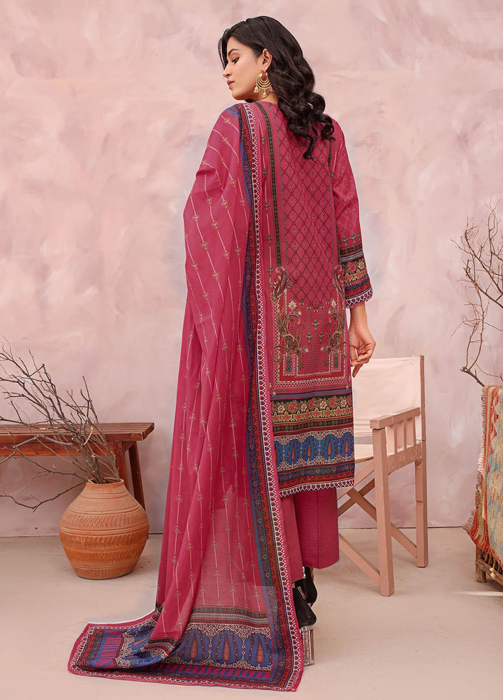 Rang-e-Noor By Humdum Embroidered Lawn Suits Unstitched 3 Piece HD23RN 04 - Summer Collection