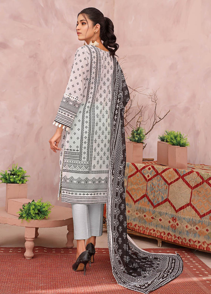 Rang-e-Noor By Humdum Embroidered Lawn Suits Unstitched 3 Piece HD23RN 07 - Summer Collection
