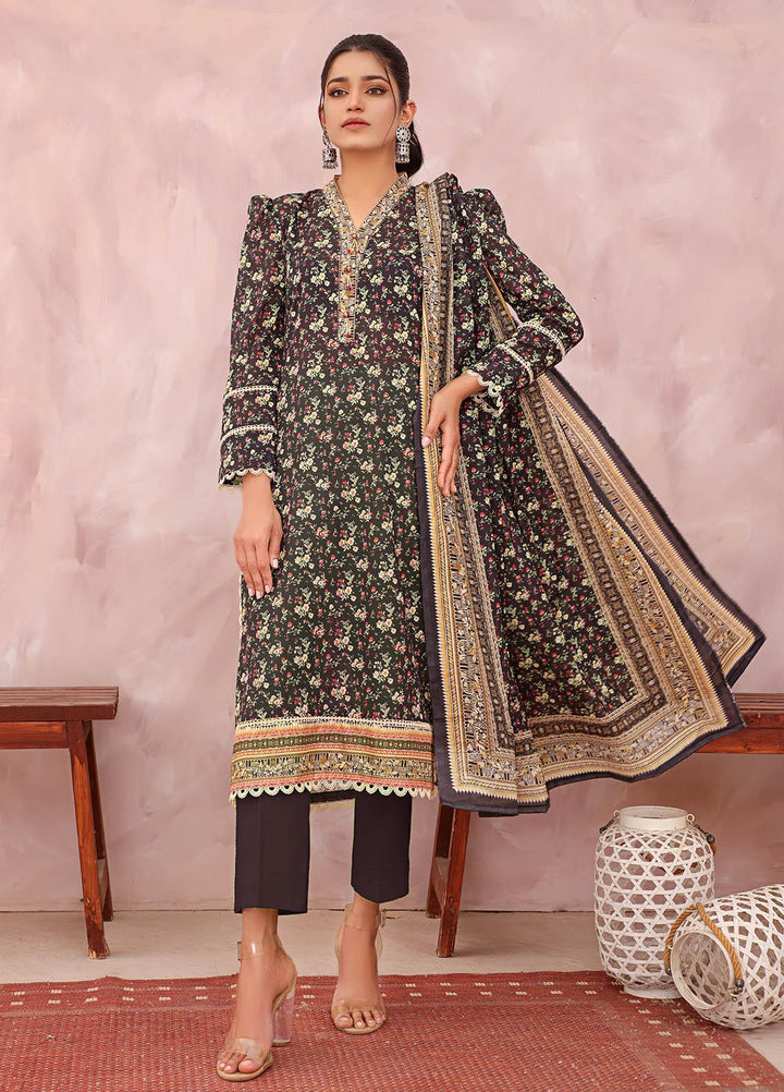 Rang-e-Noor By Humdum Embroidered Lawn Suits Unstitched 3 Piece HD23RN 09 - Summer Collection