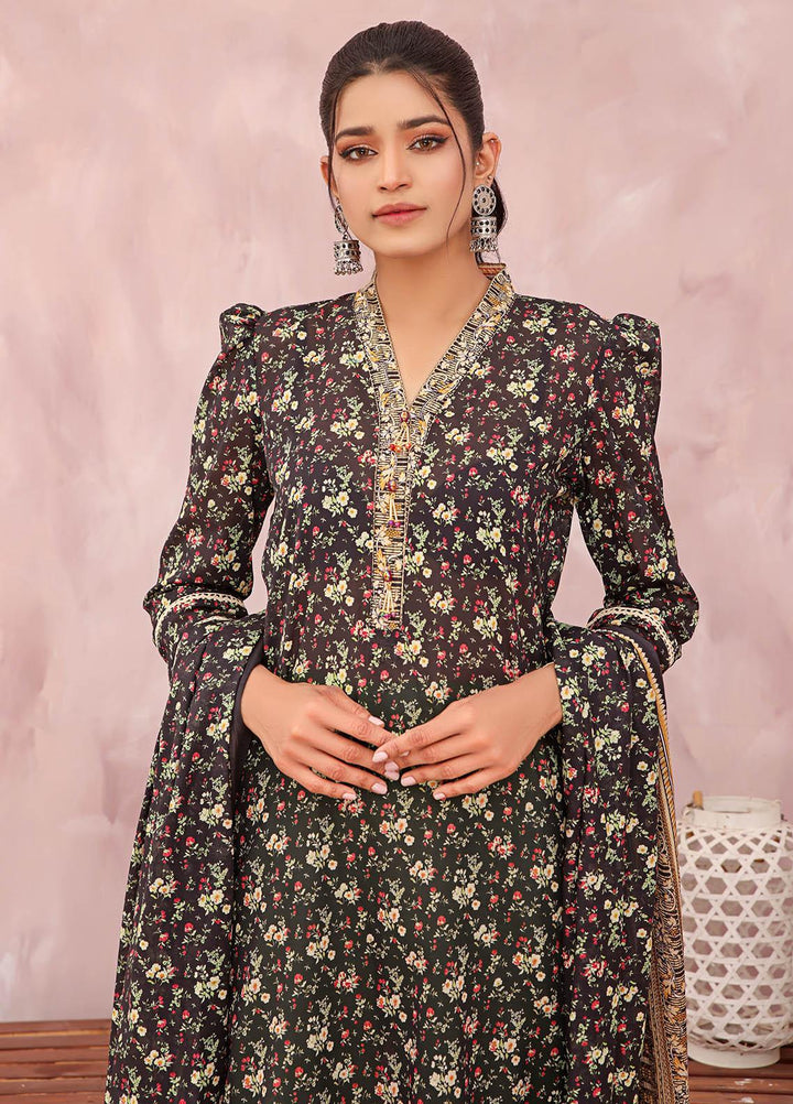 Rang-e-Noor By Humdum Embroidered Lawn Suits Unstitched 3 Piece HD23RN 09 - Summer Collection