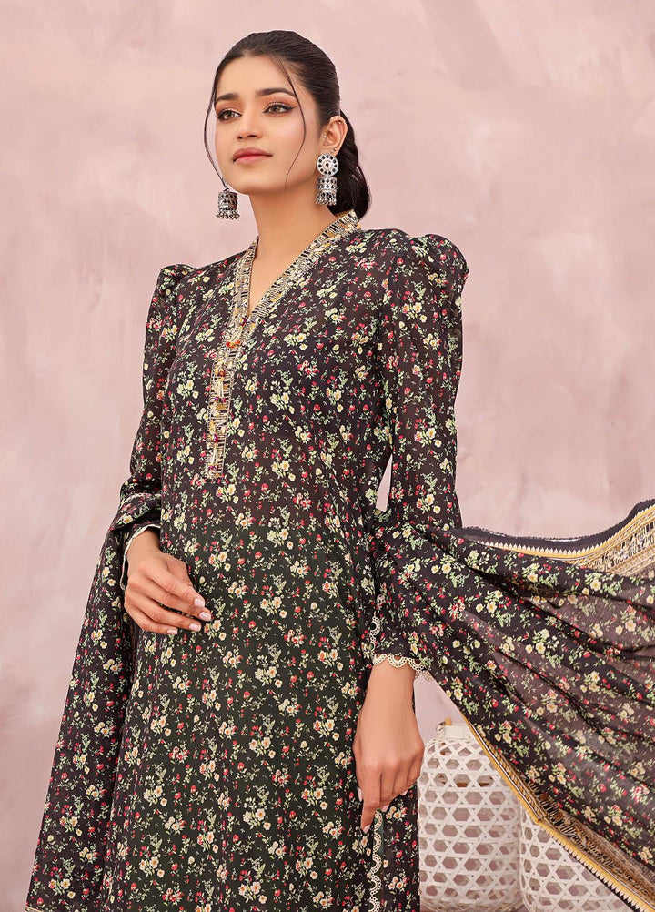 Rang-e-Noor By Humdum Embroidered Lawn Suits Unstitched 3 Piece HD23RN 09 - Summer Collection