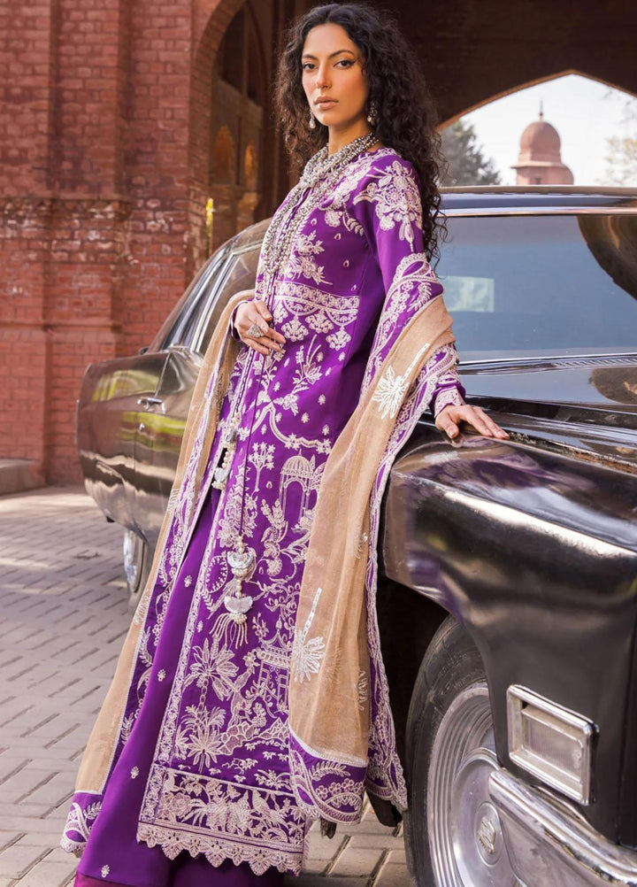 Rang Munch By Maryum N Maria Embroidered Lawn Suits Unstitched 3 Piece MNM23RM MLFG-010 Seance - Luxury Summer Collection