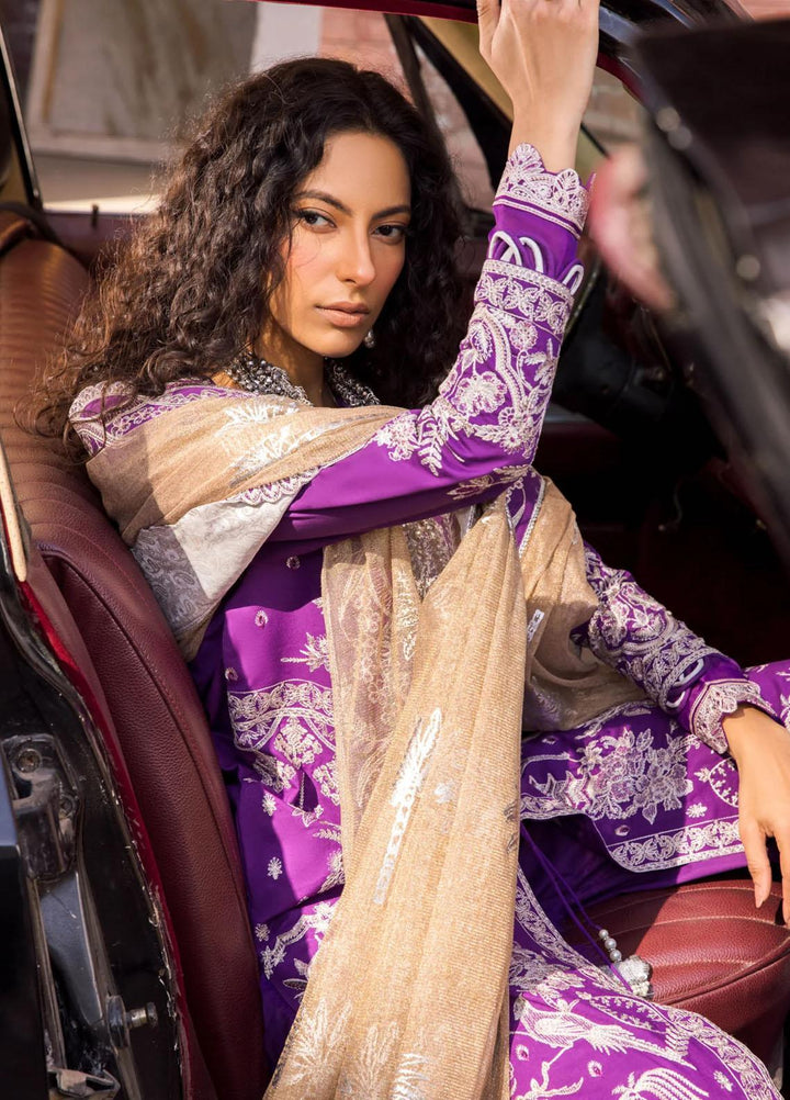 Rang Munch By Maryum N Maria Embroidered Lawn Suits Unstitched 3 Piece MNM23RM MLFG-010 Seance - Luxury Summer Collection