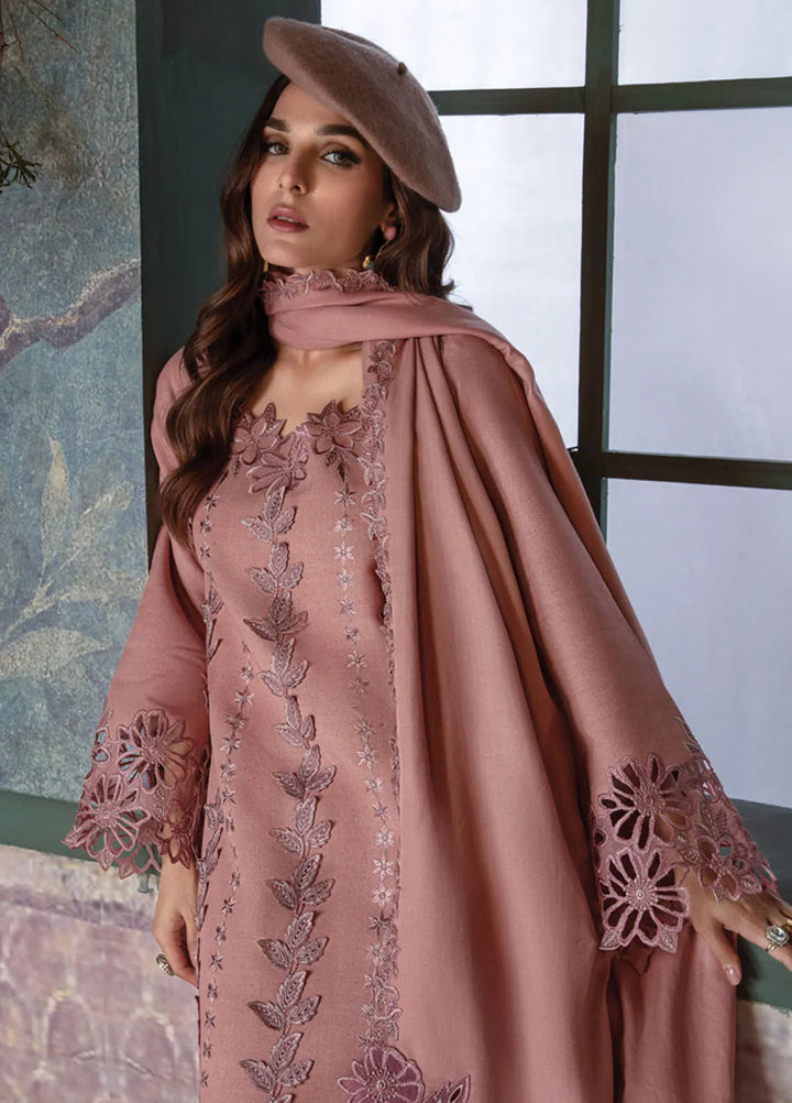 Rang Rasiya Embroidered Karandi Suit Unstitched 3 Piece D-11 Chai - Winter Collection