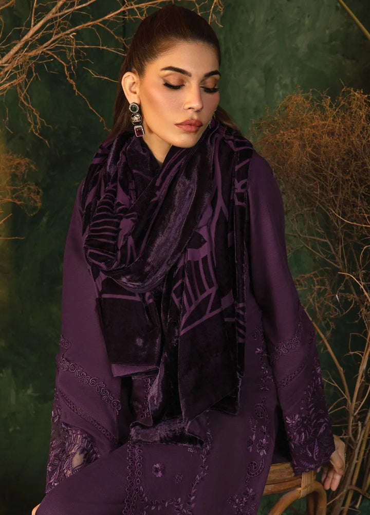 Rang Rasiya Embroidered Khaddar Suit Unstitched 3 Piece D-02 Cortado - Winter Collection