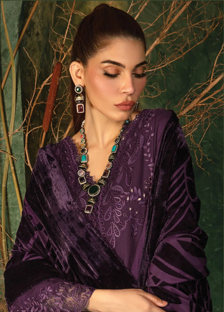 Rang Rasiya Embroidered Khaddar Suit Unstitched 3 Piece D-02 Cortado - Winter Collection