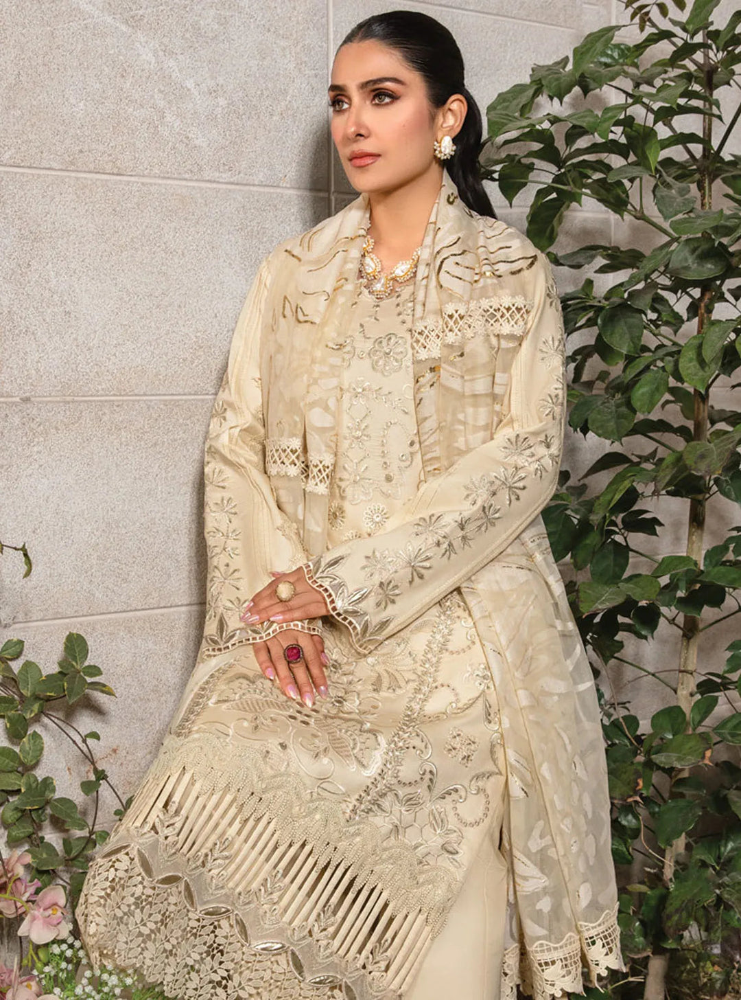 Rang Rasiya Embroidered Lawn Suits Unstitched 3 Piece RR24PE D-02 Haya - Summer Eid Collection