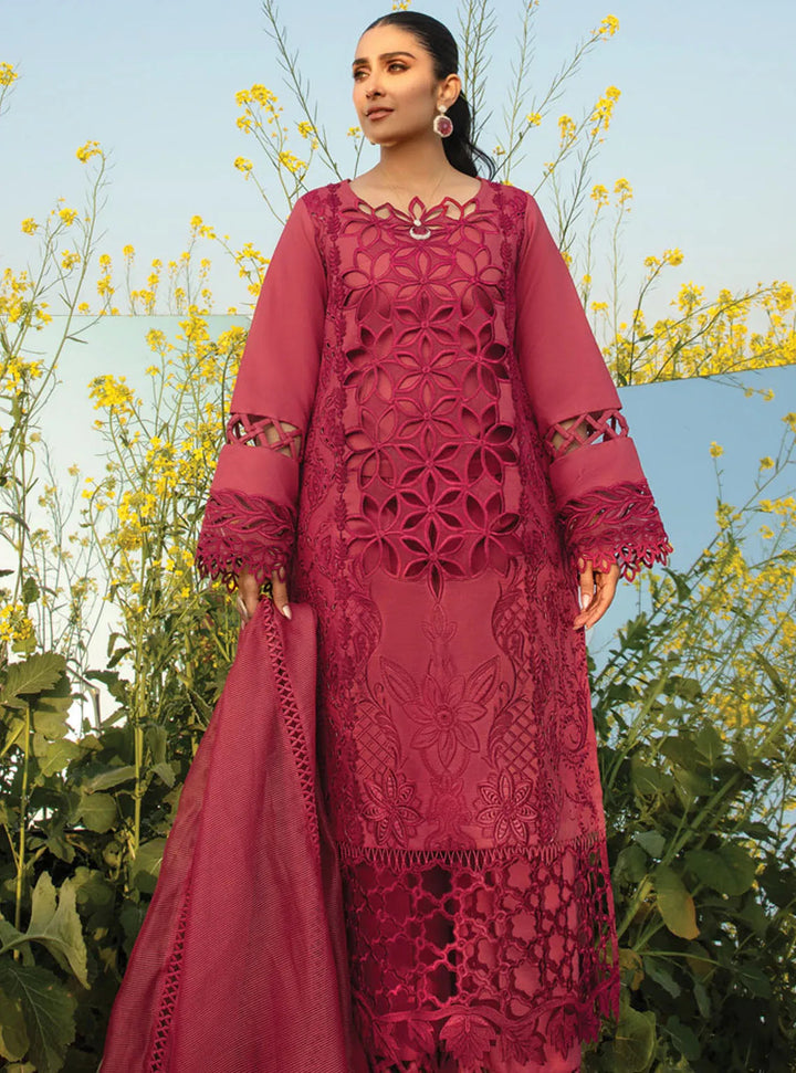 Rang Rasiya Embroidered Lawn Suits Unstitched 3 Piece RR24PE D-05 Maya - Summer Eid Collection
