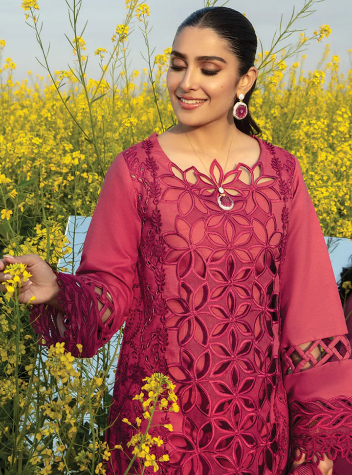 Rang Rasiya Embroidered Lawn Suits Unstitched 3 Piece RR24PE D-05 Maya - Summer Eid Collection