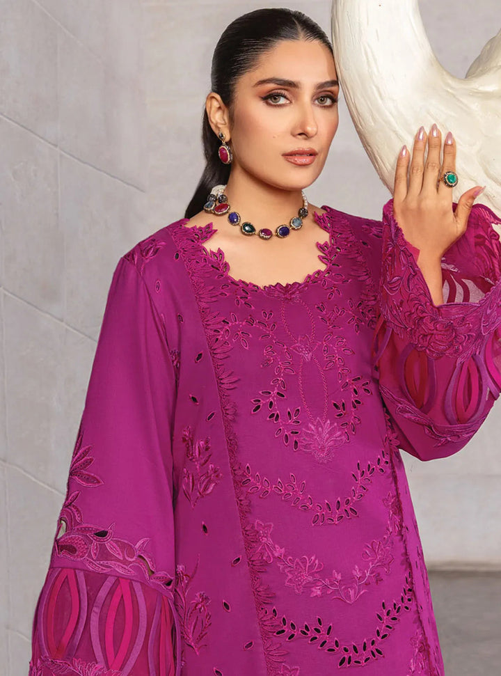 Rang Rasiya Embroidered Lawn Suits Unstitched 3 Piece RR24PE D-11 Zubiya - Summer Eid Collection