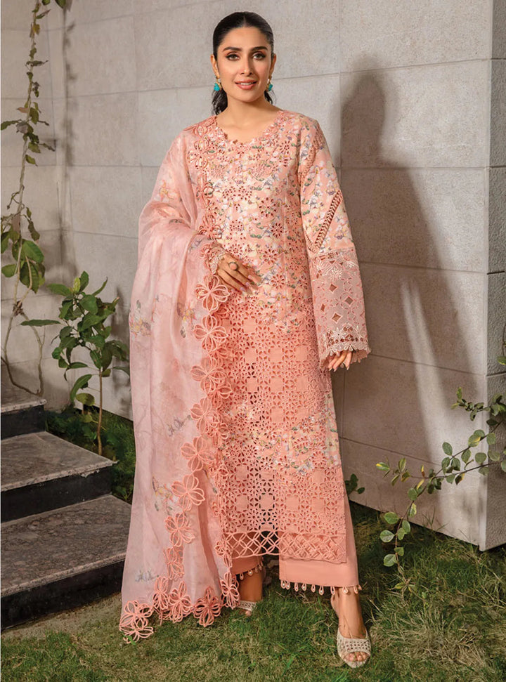 Rang Rasiya Embroidered Lawn Suits Unstitched 3 Piece RR24PE D-13 Mahi - Summer Eid Collection