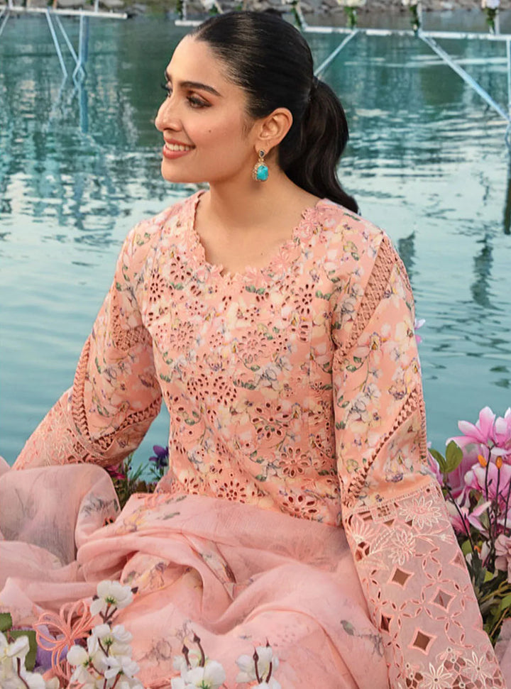 Rang Rasiya Embroidered Lawn Suits Unstitched 3 Piece RR24PE D-13 Mahi - Summer Eid Collection