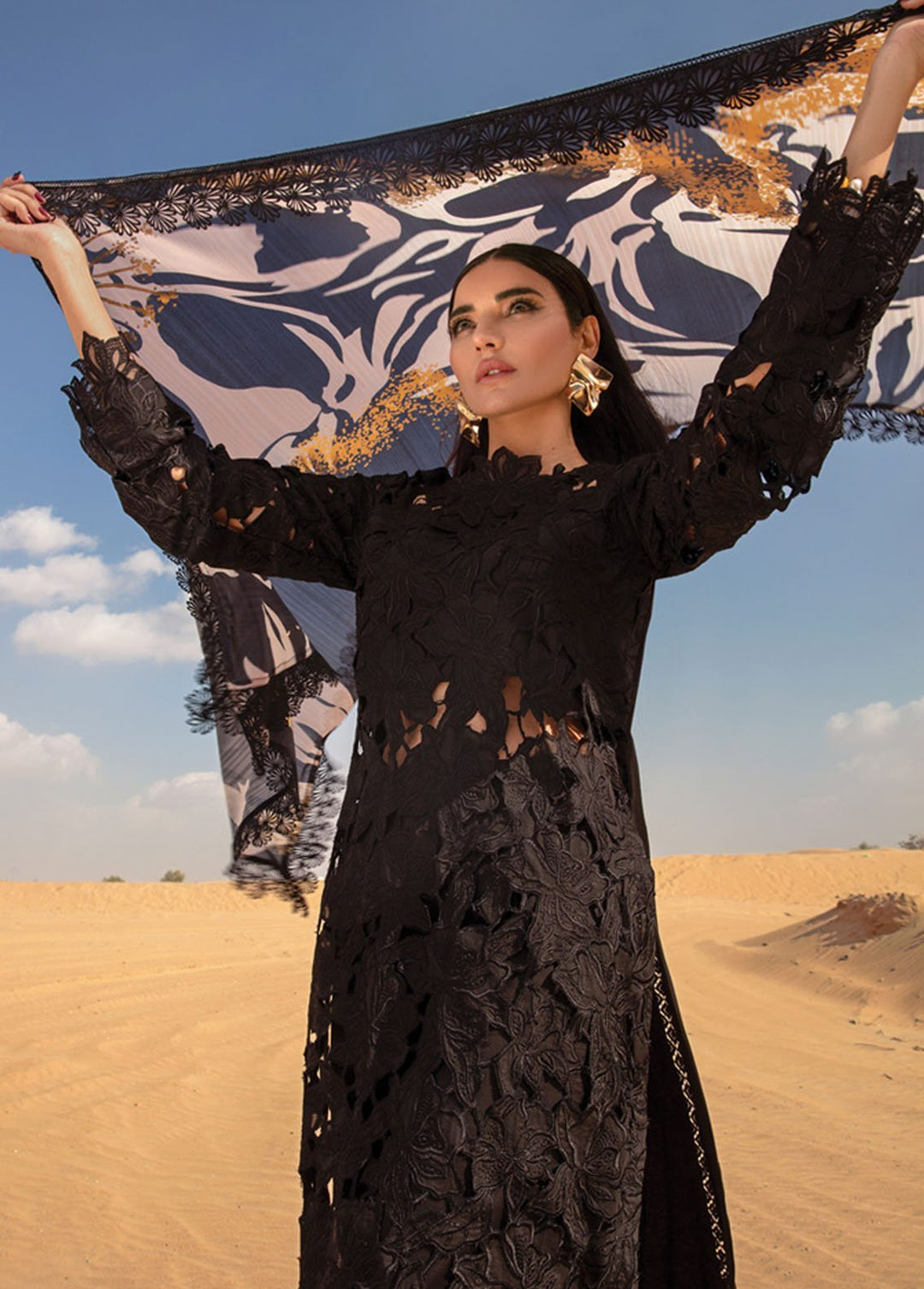 Rang Rasiya Embroidered Lawn Suits Unstitched 3 Piece RR24PS D-04 Alaya - Summer Collection