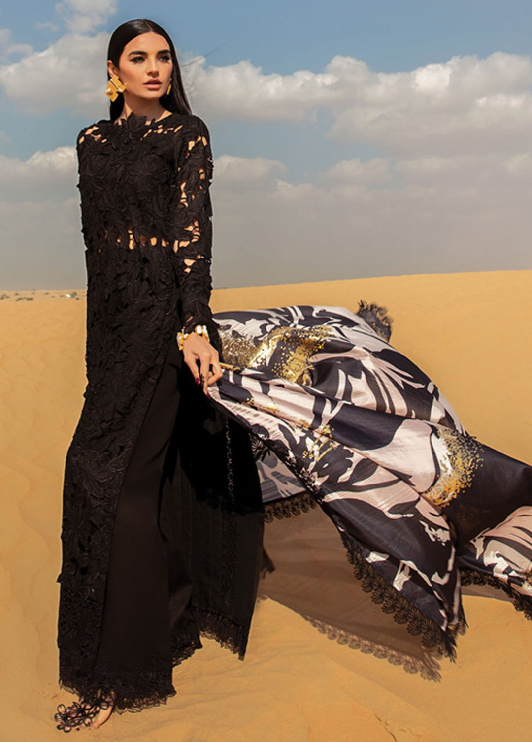 Rang Rasiya Embroidered Lawn Suits Unstitched 3 Piece RR24PS D-04 Alaya - Summer Collection