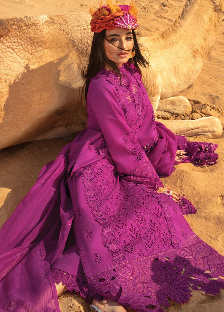 Rang Rasiya Embroidered Lawn Suits Unstitched 3 Piece RR24PS D-09 Zariah - Summer Collection