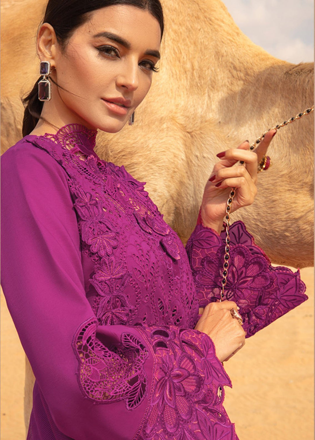 Rang Rasiya Embroidered Lawn Suits Unstitched 3 Piece RR24PS D-09 Zariah - Summer Collection