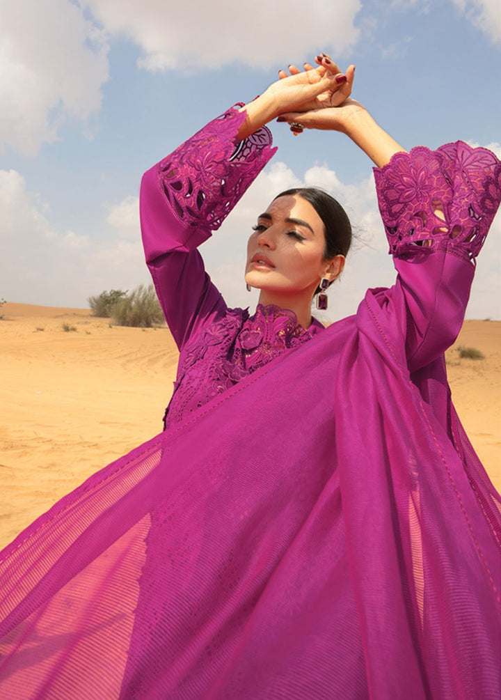 Rang Rasiya Embroidered Lawn Suits Unstitched 3 Piece RR24PS D-09 Zariah - Summer Collection