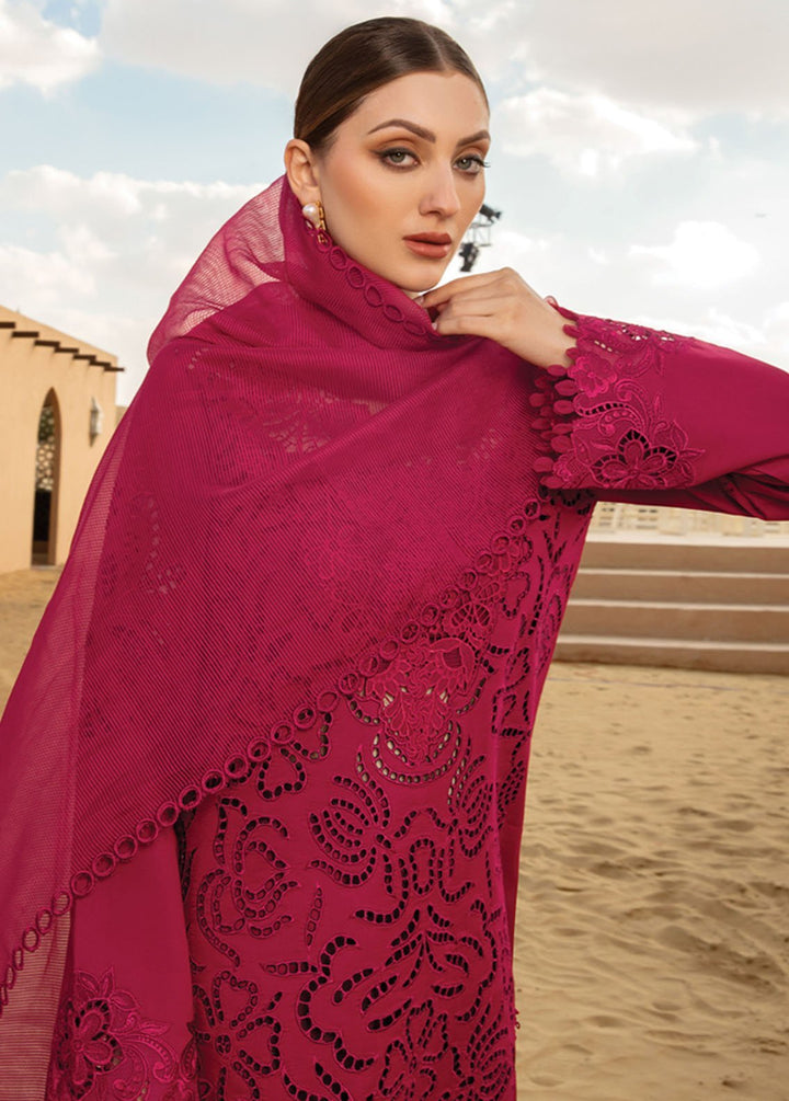 Rang Rasiya Embroidered Lawn Suits Unstitched 3 Piece RR24PS D-10 Rameen - Summer Collection