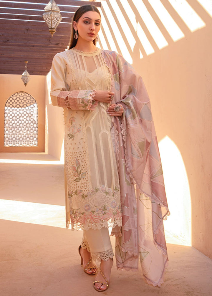 Rang Rasiya Embroidered Lawn Suits Unstitched 3 Piece RR24PS D-11 Nooreh - Summer Collection
