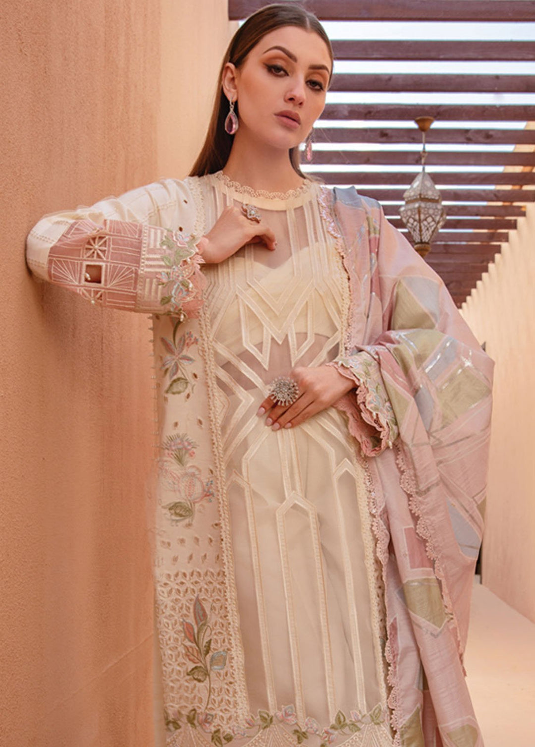 Rang Rasiya Embroidered Lawn Suits Unstitched 3 Piece RR24PS D-11 Nooreh - Summer Collection