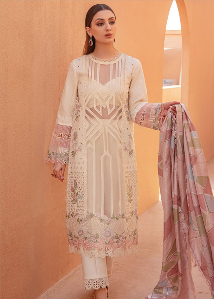 Rang Rasiya Embroidered Lawn Suits Unstitched 3 Piece RR24PS D-11 Nooreh - Summer Collection