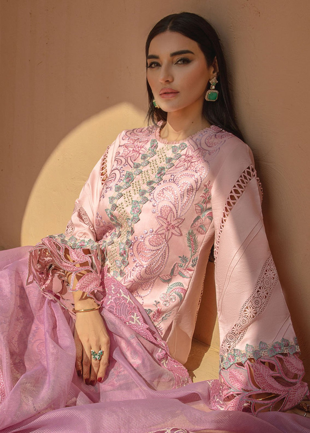 Rang Rasiya Embroidered Lawn Suits Unstitched 3 Piece RR24PS D-12 Ayleen - Summer Collection