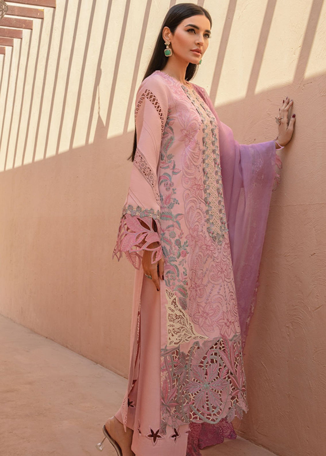 Rang Rasiya Embroidered Lawn Suits Unstitched 3 Piece RR24PS D-12 Ayleen - Summer Collection