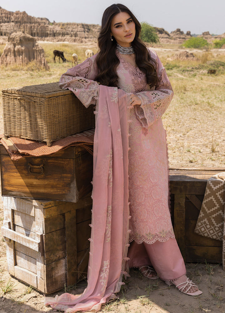 Rang Rasiya Embroidered Lawn Suits Unstitched 3 Piece RR25PE D-02 Aysel - Eid Collection