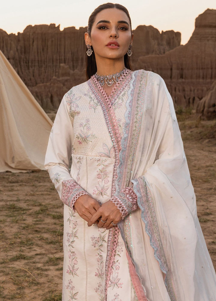 Rang Rasiya Embroidered Lawn Suits Unstitched 3 Piece RR25PE D-04 Haya - Eid Collection