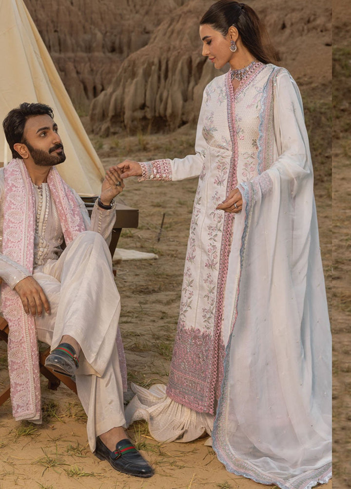 Rang Rasiya Embroidered Lawn Suits Unstitched 3 Piece RR25PE D-04 Haya - Eid Collection