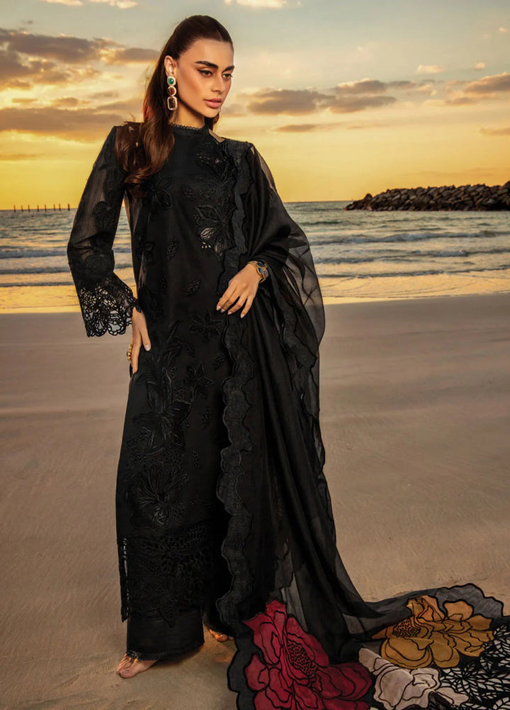 Rang Rasiya Embroidered Lawn Suits Unstitched 3 Piece RR25PS D-01 Rameen - Summer Collection