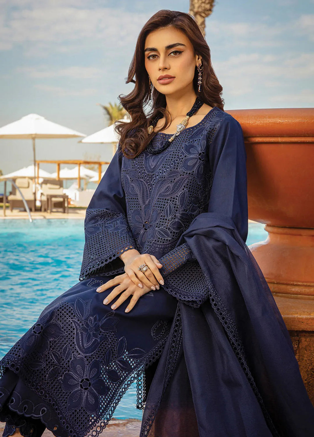 Rang Rasiya Embroidered Lawn Suits Unstitched 3 Piece RR25PS D-02 Zara - Summer Collection