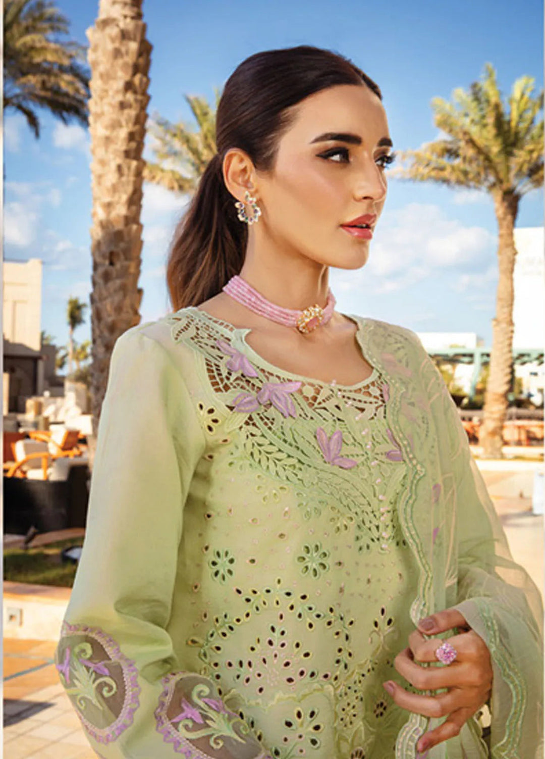 Rang Rasiya Embroidered Lawn Suits Unstitched 3 Piece RR25PS D-03 Elaheh - Summer Collection