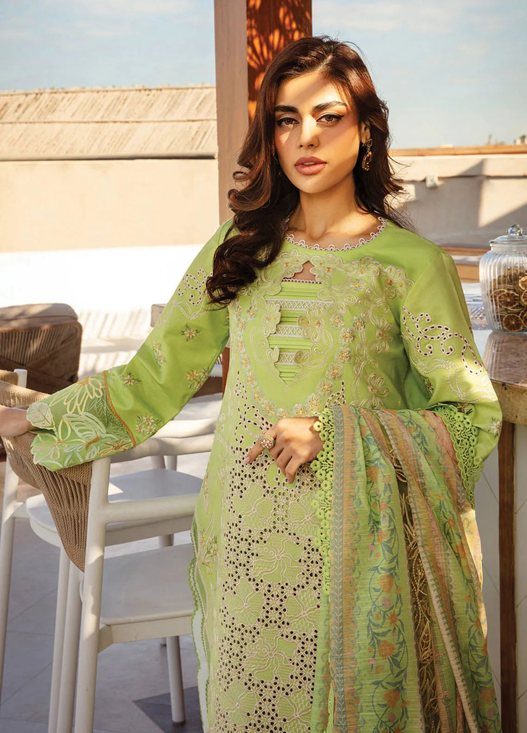 Rang Rasiya Embroidered Lawn Suits Unstitched 3 Piece RR25PS D-10 Ayleen - Summer Collection