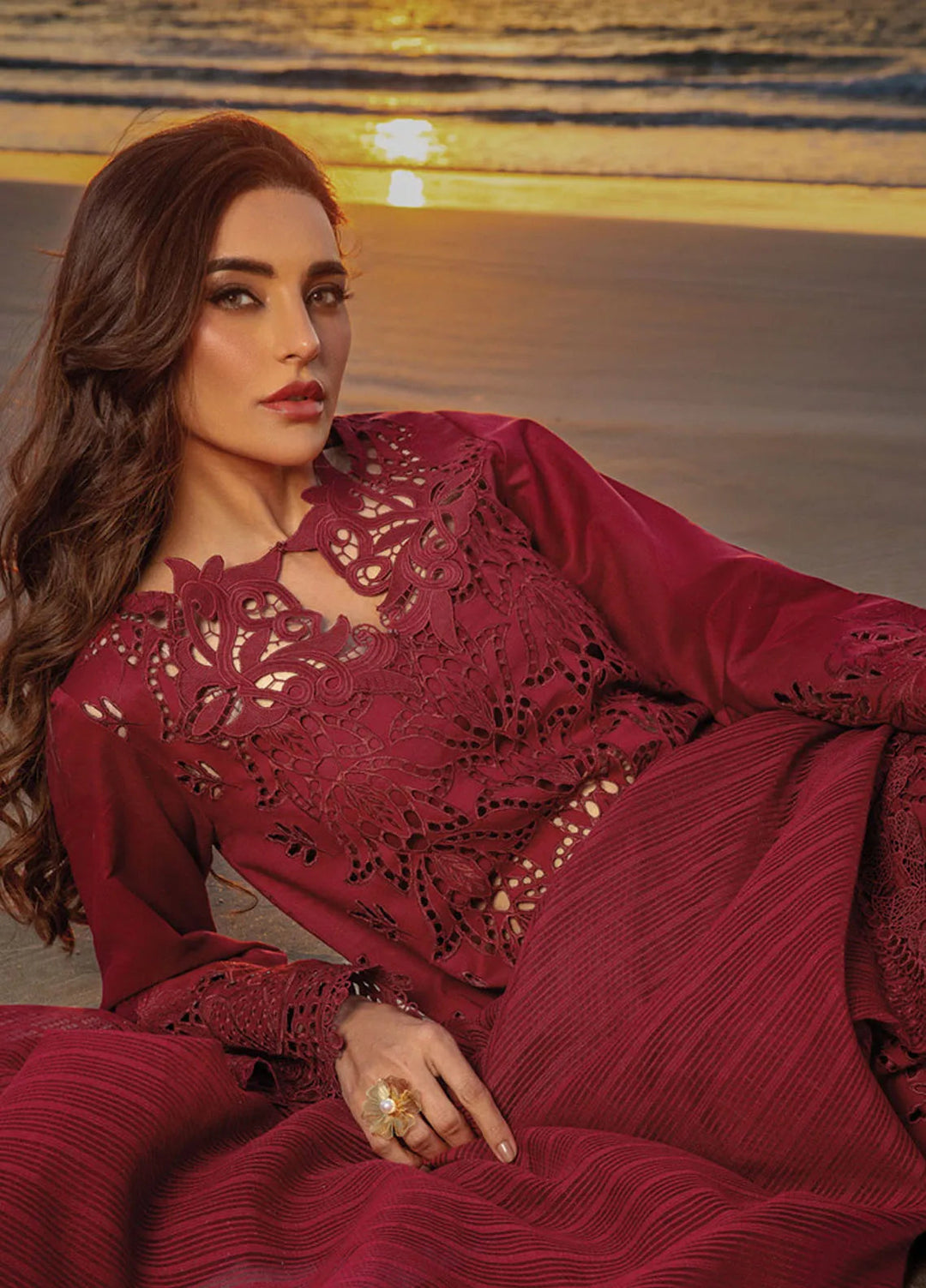 Rang Rasiya Embroidered Lawn Suits Unstitched 3 Piece RR25PS D-13 Alaya - Summer Collection