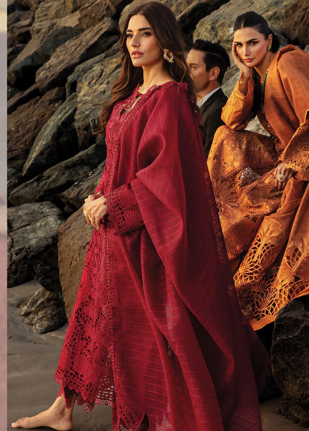 Rang Rasiya Embroidered Lawn Suits Unstitched 3 Piece RR25PS D-13 Alaya - Summer Collection